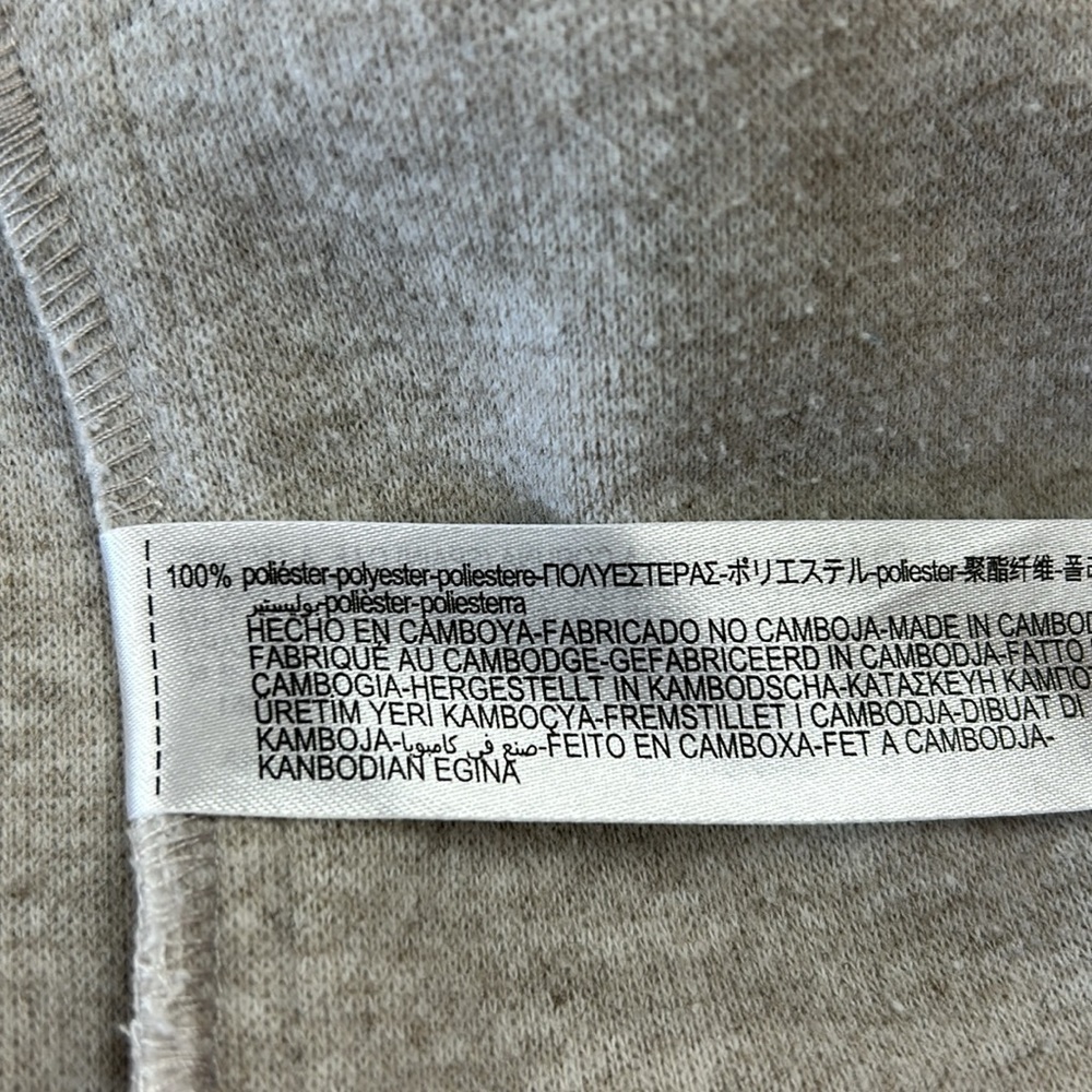 Zara Soft-Touch Overshirt Oversized Shacket Woman’s Size Small Light Gray - Picture 17 of 17